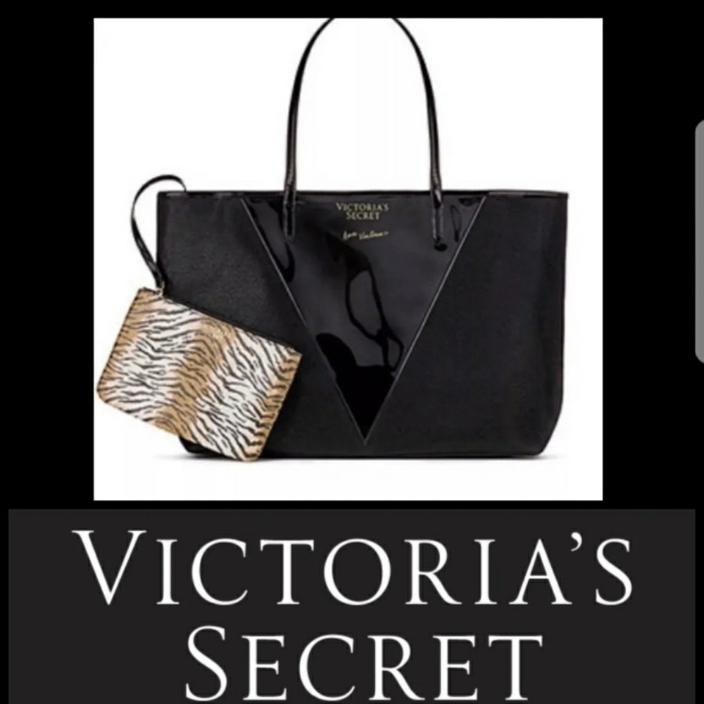 Victoria Secret large tote bag and makeup bag